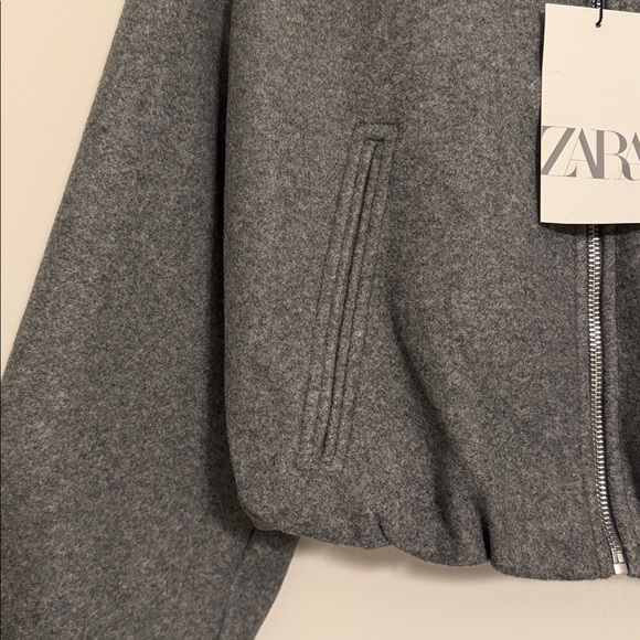 Zara Soft Bomber Jacket - Picture 3 of 9